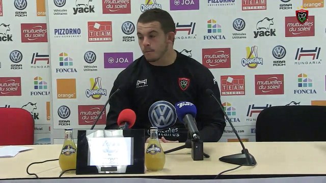 Avant-match Toulon-Stade Français - TOP14 J11 - Anthony Etrillard