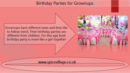 Birthday Party Catering is a lot of Fun