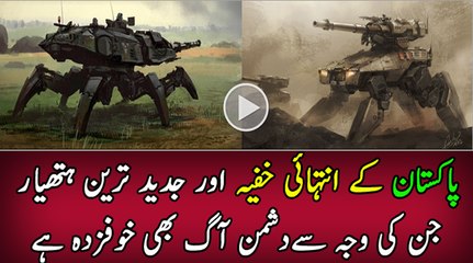 Pakistan's Army Weapon Technology Report a sign of fear for enemies