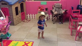 Country Baby dancing to Achy Breaky heart