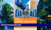 Books to Read  Fodor s Greek Islands: With Great Cruises and the Best of Athens (Full-color Travel