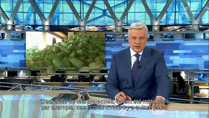 Journal TV russe du 07-11-2016 Alep l'atelier des feux de l'enfer