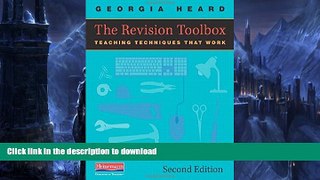 EBOOK ONLINE  The Revision Toolbox, Second Edition: Teaching Techniques That Work FULL ONLINE