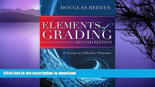 READ BOOK  Elements of Grading: A Guide to Effective Practice (Second Edition) - how to begin a