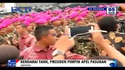 Presiden Jokowi Kunjungi Markas Marinir