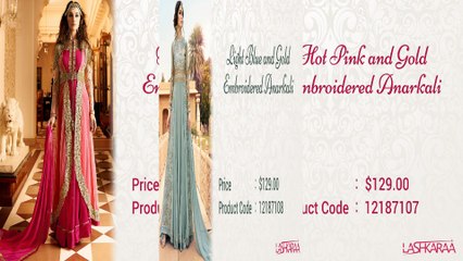 Dazzle in the ethnic splendor of Embroidered Anarkali