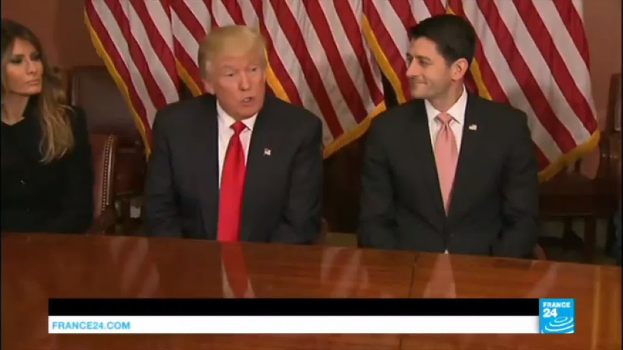 Donald Trump à la rencontre des leaders du Congrès pour préparer son mandat