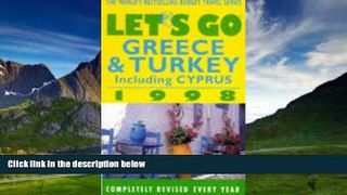 Big Deals  Let s Go Greece and Turkey 1998  Best Seller Books Best Seller
