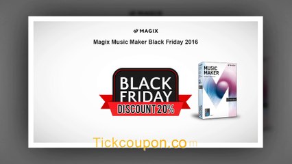 20% Magix Music Maker Black Friday 2016