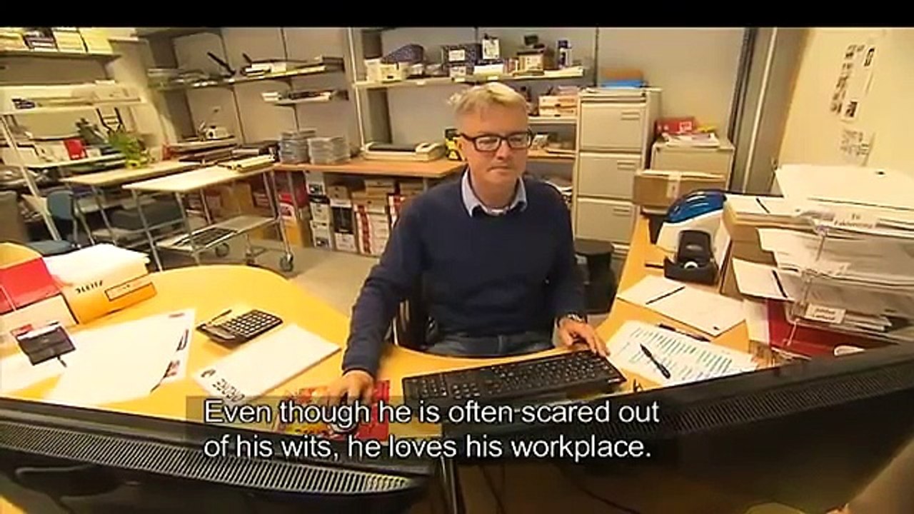 Leicht erschreckender Arbeitskollege