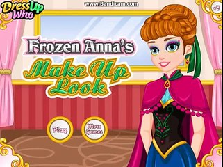 Disney Princess Frozen Annas Makeup Look Girl - Games for little kids