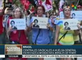Brasil: 8 centrales sindicales llaman a huelga este viernes