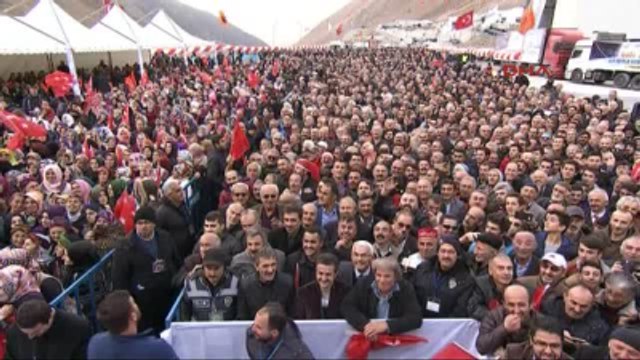 Rize Başbakan Yıldırım Ovit Tüneli Işık Göründü Töreninde Konuştu 6