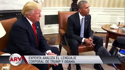 Experta analizó el lenguaje corporal de Trump y Obama