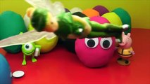 Many Play Doh Eggs Princess Kinder Surprise Disney Peppa Pig Mickey Thomas & Friends Cars 2