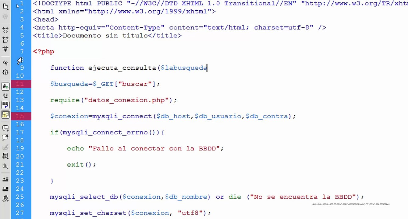 41.Curso PHP MySQL. Página de búsqueda III.