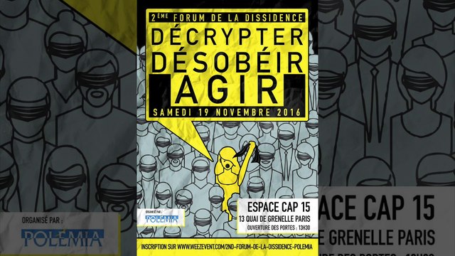 Jean-Yves Le Gallou : La dissidence est une urgence absolue !