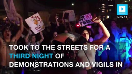 Portland police declare anti-Trump protest a riot