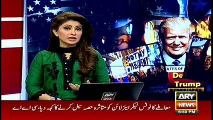 Anti-Trump protest enters second day