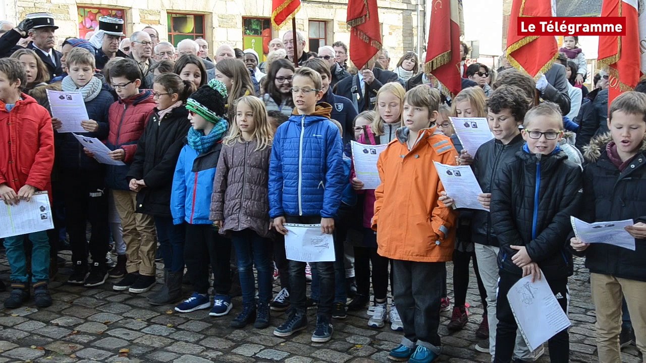 Lannion. "Allons enfants" pour le 11-Novembre