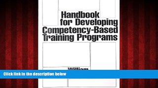 Free [PDF] Downlaod  Handbook for Developing Competency-Based Training Programs  BOOK ONLINE