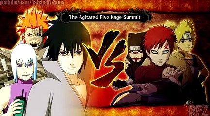 Naruto Ultimate Ninja Storm 3 - Boss 3 - Kazekage Gaara - Playthrough part 9