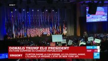 France 24 - Extrait ÉLECTIONS AMÉRICAINES 2016 - Annonce de l'élection de Donald Trump (2016)