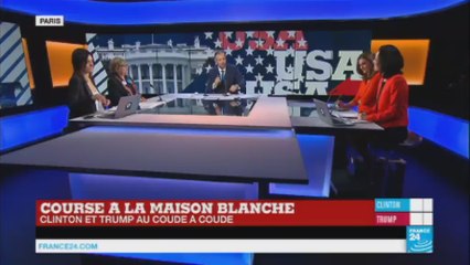 Course à la Maison Blanche, Clinton et Trump au coude à coude
