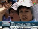 Perú: culmina el paro de médicos con represión policial