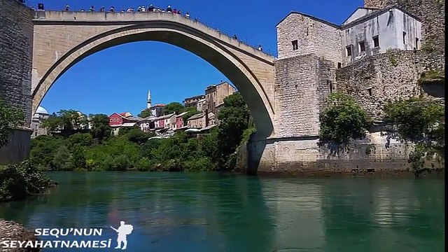 Mostar Gezilecek Yerler - Mostar Köprüsü ve Neretva Nehri - 1