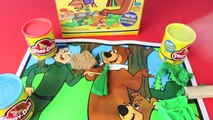 Play Doh Yogi Bear 1982 Play Dough Picnic Basket, Flowers, Vintage Play-Doh Food DisneyCarToys