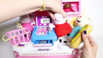 Descargar video: Peppa Pig Bakery Shop Playset Peppa Pig Pastelería Pasticceria Play Doh Pastry Shop Toy Videos