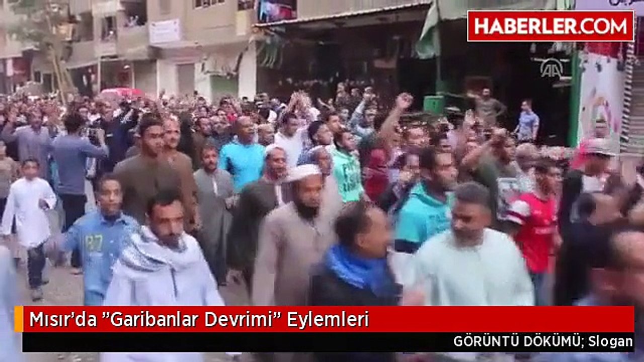 Mısır'da "Garibanlar Devrimi" Eylemleri