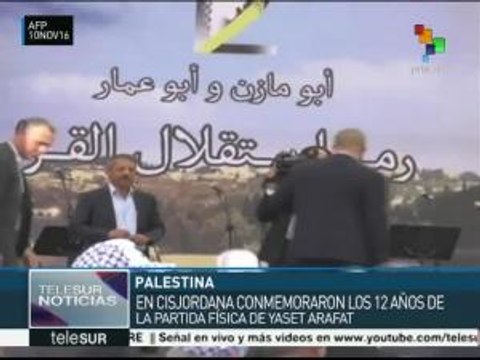 Palestina honra la memoria de Yasser Arafat
