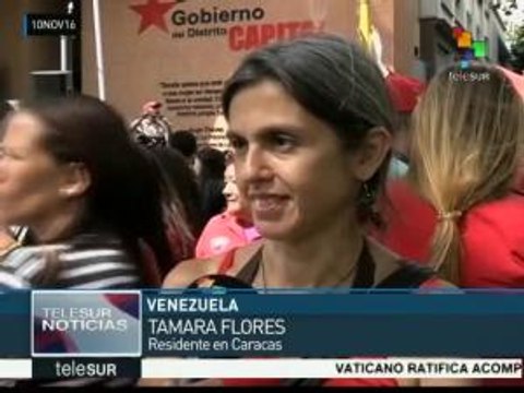 El pueblo venezolano y mediadores insisten en apoyar el diálogo