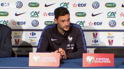 Lloris : "On doit assumer notre statut de favori"