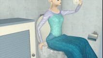 Elsa Kisses Jack In The Toilet (Frozen)