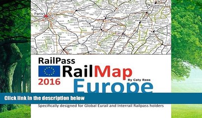 Big Deals  RailPass RailMap Europe 2016: Icon illustrated Railway Atlas of Europe, Turkey and