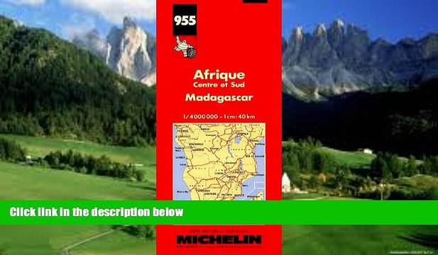 Big Deals Michelin Africa Central, South, and Madagascar Map No. 955 (Michelin Maps Atlases)