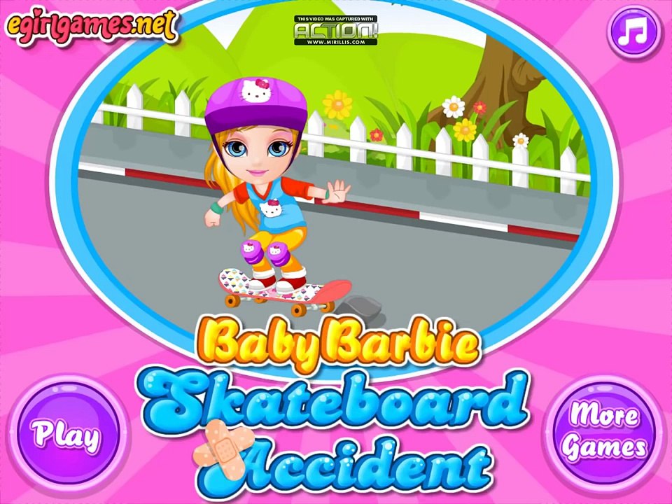 Baby Barbie Skateboard Accident - Best Barbie Dress Up Games For Girls And Kids