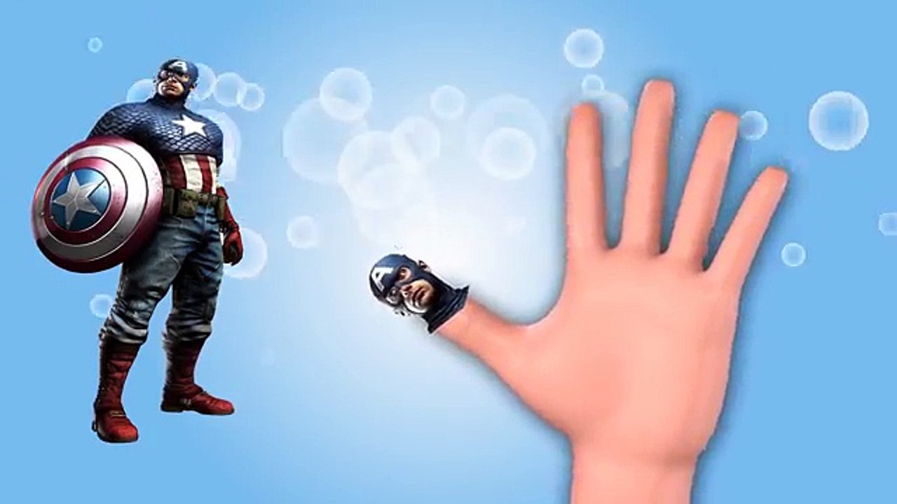 Spider Man and Other Heroes Finger Family Nursery Rhyme