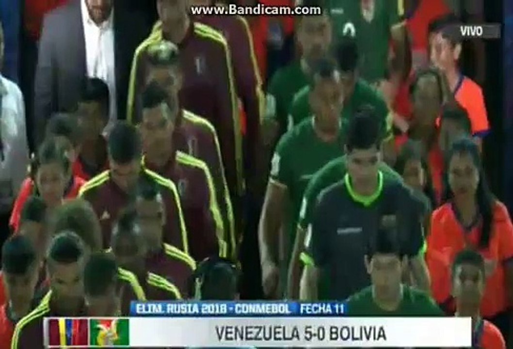 Venezuela goleó a Bolivia y conquistó su primera victoria