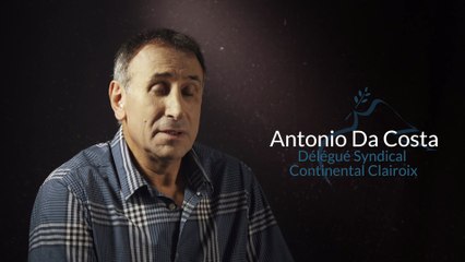 Les visages du Syndicalisme CFTC : Antonio DA COSTA, CONTINENTAL
