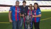 WWE stars Jason Jordan, Chad Gable, Carmella visits Camp Nou