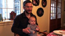 Dad uses baby for 'drum solo' in adorable footage