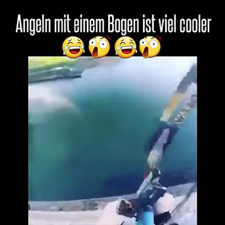 Angeln mit einem Bogen ist viel cooler