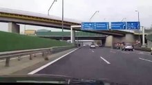 Autobahn Raser Wien A22 Auffahrt Floridsdorf Richtung Stockerau