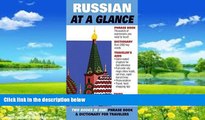 Big Deals  Jr. Thomas R. Beyer: Russian at a Glance : Phrase Book   Dictionary for Travelers