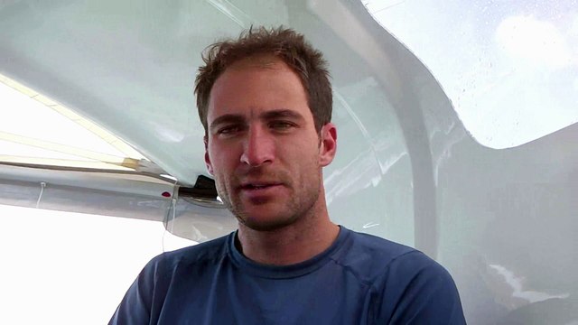 Bon bord au gennaker pour Morgan Lagravière / Vendée Globe