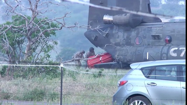 Powerful US Military Bulldozers Stop Giant Forest Fires